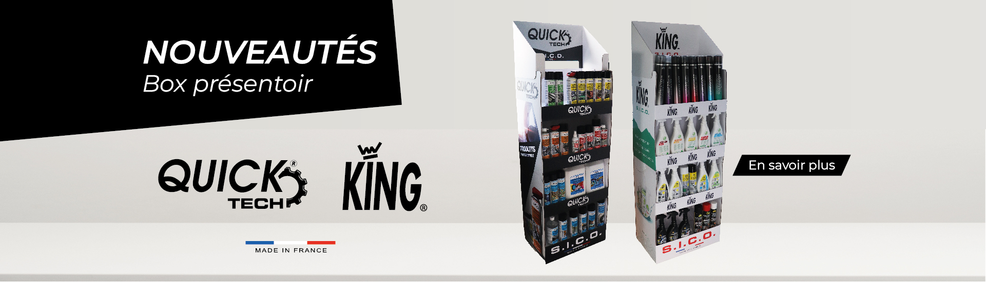 BOX PRESENTOIRS QUICK TECH ET KING