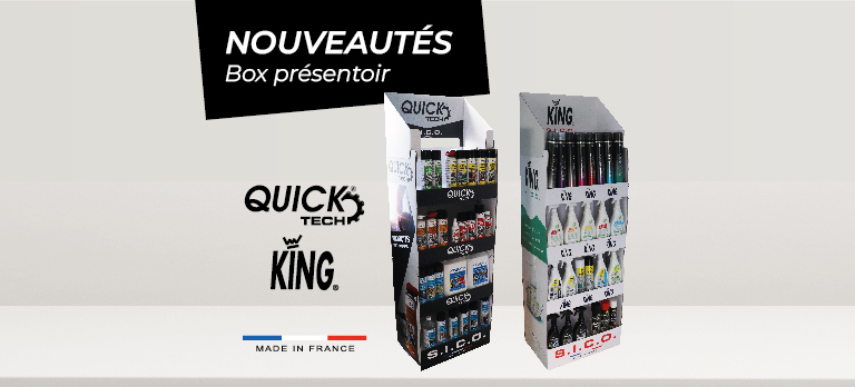 BOX PRESENTOIRS QUICK TECH ET KING