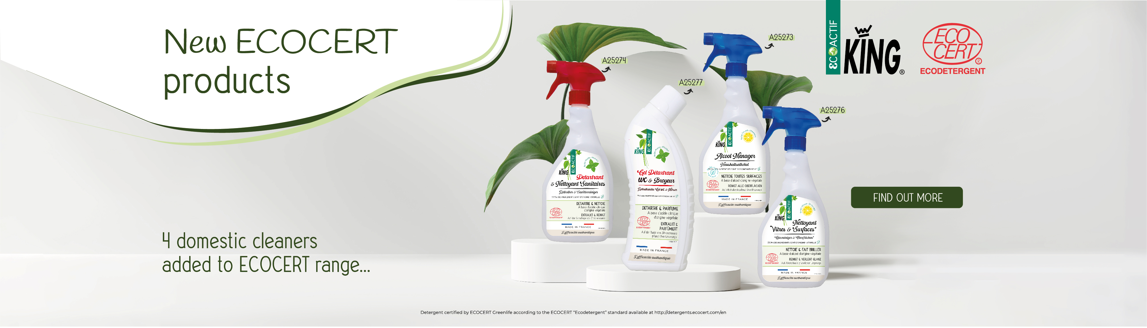4 new ECOCERT products