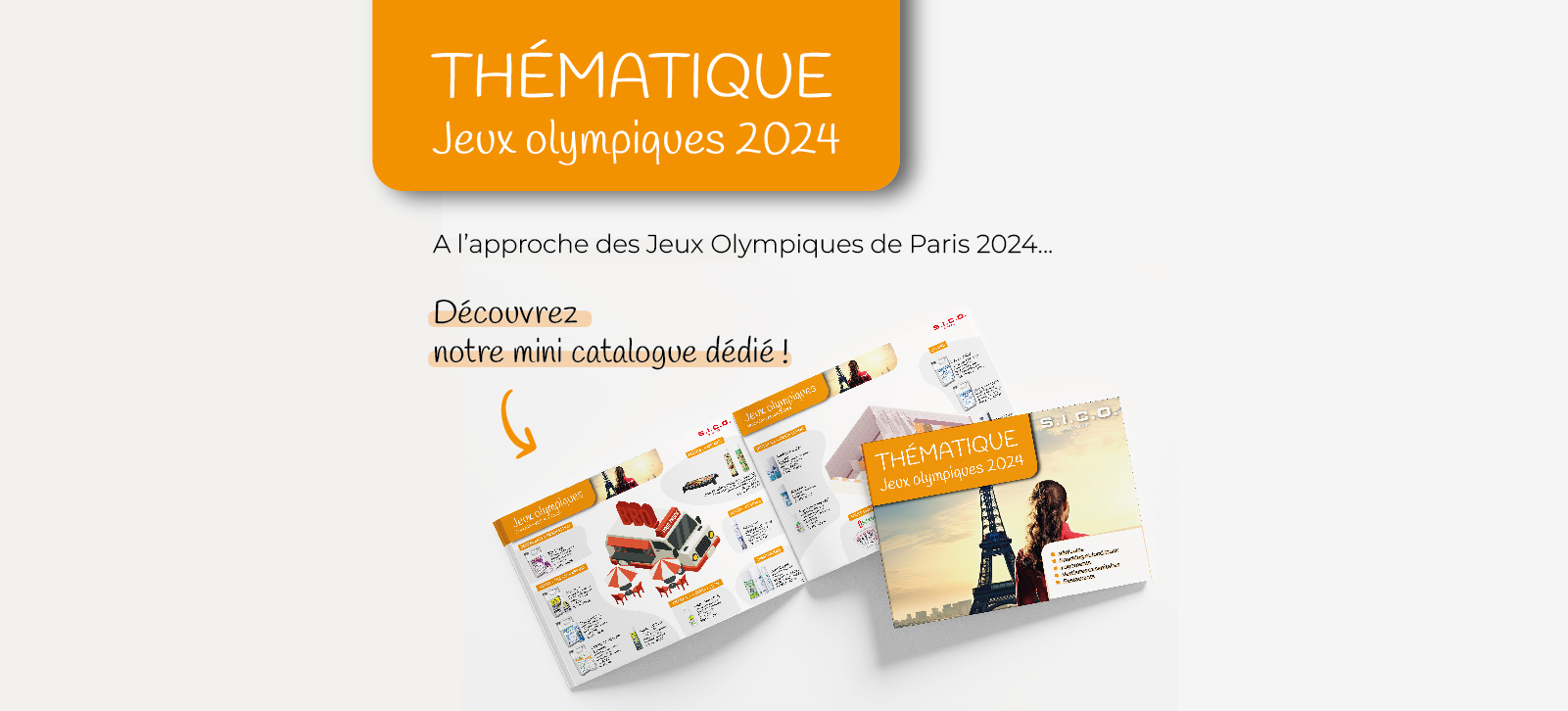 Découvrez notre catalogue spécial Jeux Olympiques 2024